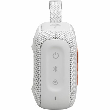 Jbl Go 4 Waterproof Bluetooth Speaker, White JBLGO4WHTAM