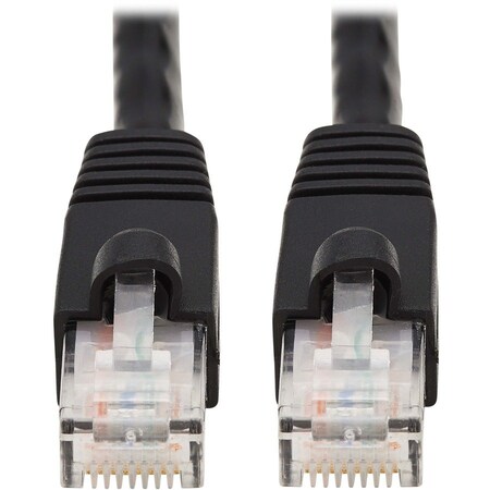 Eaton Tripp Lite Series Cat6a 10G Snagless UTP Ethernet Cable RJ45 M/M, Black, 25 ft. 7.62 m N261-025-BK