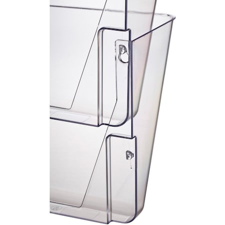 Oic Wall Mountable SpaceSaving Files, No Color, 2PK OIC21404