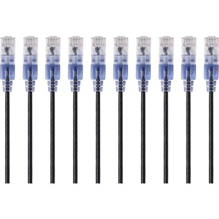 Monoprice Voice and Data Patch Cord, 5 ft L, PK10 15157