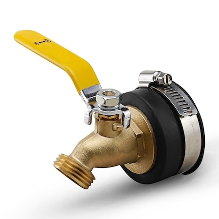 Everflow Sillcock Hose Ball Valve with Lever Handle for Testing and Draining 1-1/2" WTC112