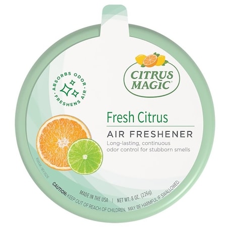 Citrus Magic Air Freshener, 8 oz, Fresh Citrus, 350 sqft Coverage Area, 6 to 8 weeksDay Freshness 616472870