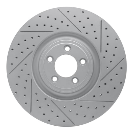 Dynamic Friction Co DFC Geoperformance Rotor - Drilled and Slotted 830-20026R