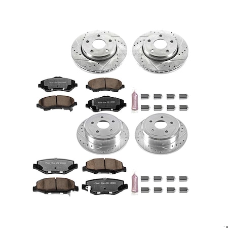 Powerstop FRONT & REAR TRUCK AND TOW BRAKE KIT K2798-36