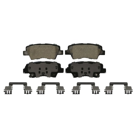 Wagner Brake QuickStop Rear Disc Brake Pad Set Ceramic,  ZD1594
