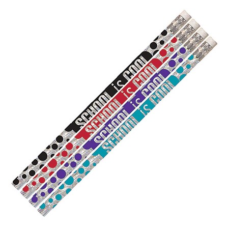 Musgrave Pencil Co School is Cool Motivational Pencil, 144PK MUS2276G