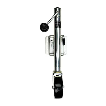 Powerwinch Saltwater Series Jack - 1000lb, Bolt-On, Single Wheel, Zinc 500+ HR Salt Spray 21600-J-1000-B1-Z-R