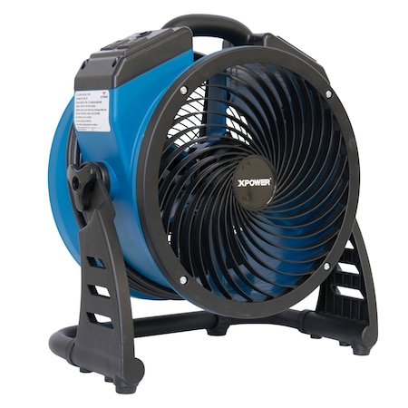Xpower Axial Air Mover, Power Outlets, 1100 CFM, 115, 1100 cfm, 14.2 W. P-21AR