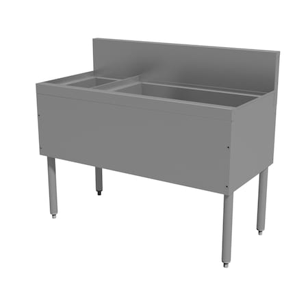 Advance Tabco Prestige Ice Chest 48 in.W x 20 in.D x 36 in.H 7 in.H backsplash PRC-19-48R