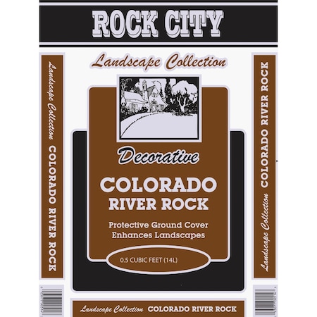 Rock City 0.5 Cu. ' Colorado River Rock 40200319