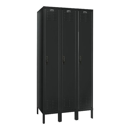 Hallowell Locker, 12 in W, 18 in D, 72 in H UEL3288-1ME
