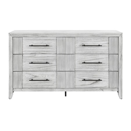 Global Furniture Usa Contemporary Elsie Grey Dresser ELSIE-GREY-DR