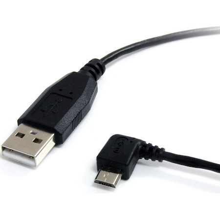 Startech.Com 3 FT USB TO LEFT ANGLE MICRO USB CABLE UUSBHAUB3LA