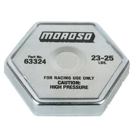 Moroso 63324 Radiator Cap  Hexagon M28-63324