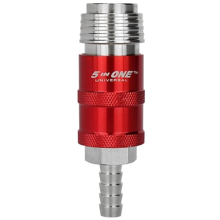 Milton Safety Coupler Set, 3/8" Sz, PK5 1755