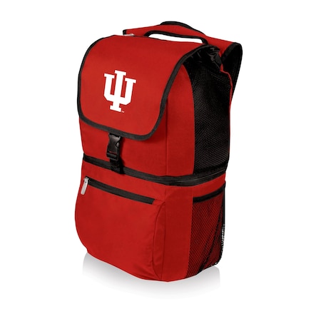 Picnic Time Family Of Brands NCAA Indiana Hoosiers Zuma Backpack Cooler - Soft Cooler Backpack - Lunch Cooler, Red 634-00-100-674-0