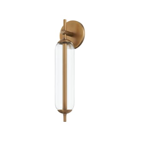 Troy Lighting Blaze 1 Light Exterior 16.5 In. Patina Brass B1717-PBR