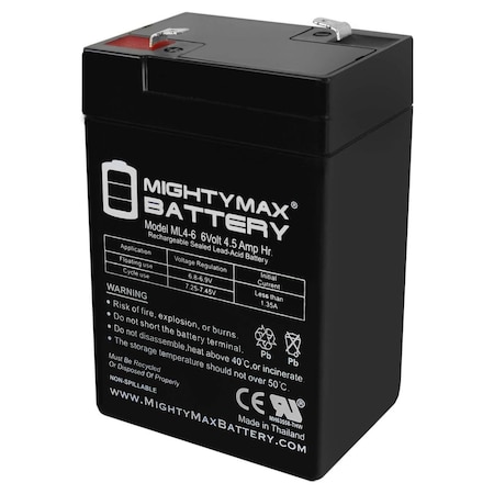 Mighty Max Battery 6V 4.5AH Replacement Battery Compatible with Wildgame Innovations 6V MAX4076773