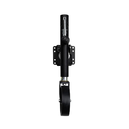 Powerwinch Select Series Jack - 1500lb, Weld-On, Single Wheel, Carbon Black 21400-J-1500-W1-B-R