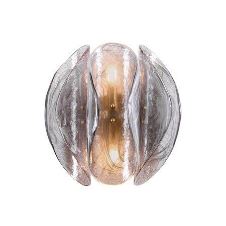 Corbett Lighting Anatase Wall Sconce in Vintage Gold Leaf 518-02-VGL