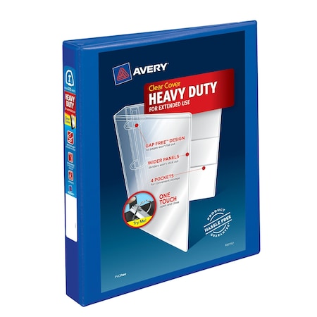 Avery Heavy-Duty View 3 Ring Binder, 1 in 79772