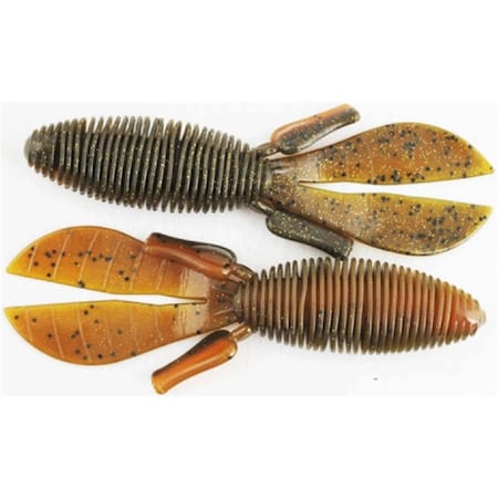 Missile Baits 4.5 in. D Bomb, Gold Amber, 6PK MBDB45-GLA