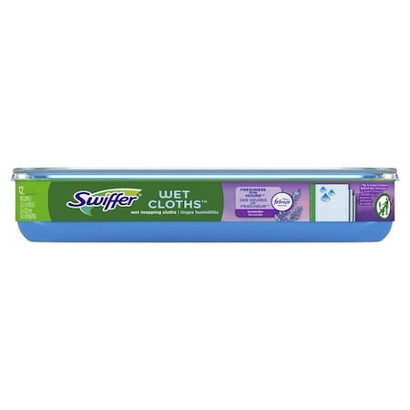 Swiffer 15845 Wet Cloth Refill, Lavender, Vanilla 037000158455