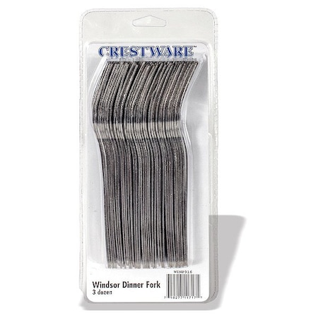 Crestware Windsor Med Dinner Fork Pack 3 dz WINP316