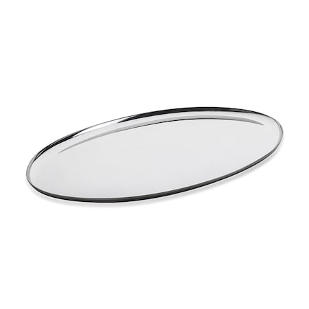 Mepra Stile By Pininfarina Oval Tray - 11.02"W x 17.71"D - Mirror 200441
