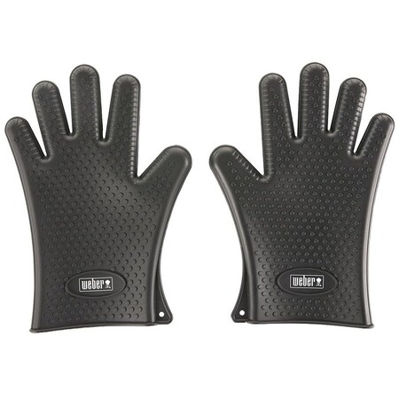 Weber Gloves Grilling Silicone Black 7017