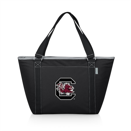 Picnic Time Family Of Brands NCAA South Carolina Gamecocks Topanga Tote Cooler Bag - Soft Cooler Bag - Picnic Cooler, Black 619-00-175-524-0
