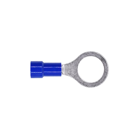Auveco Vinyl Solderless Terminal Ring 16/14 Gauge 5/16in Ring, 25PK 12144