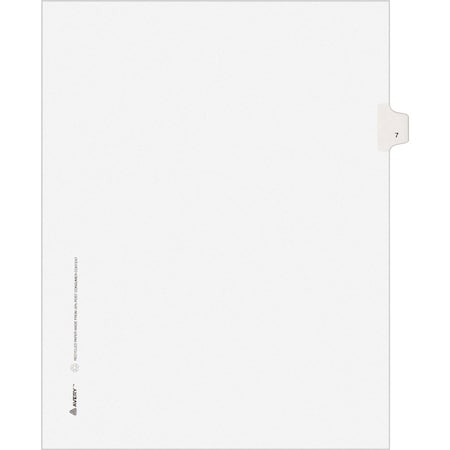 Avery Dividers, Index, Sidetab, 7 25PK AVE11917