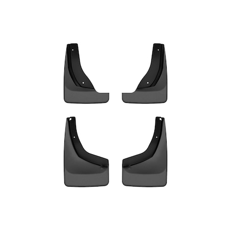 Weathertech Black, No Drill MudFlaps 110178-120178
