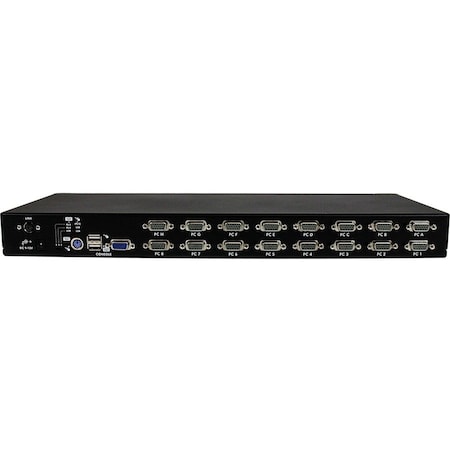 Startech.Com 16 Port 1U Rackmount USB PS/2 KVM Switch SV1631DUSB
