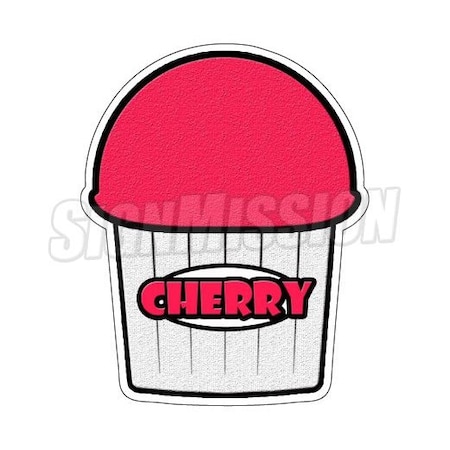 Signmission Cherry Flavor, 12 Inch, Decal D-Cherry Flavor