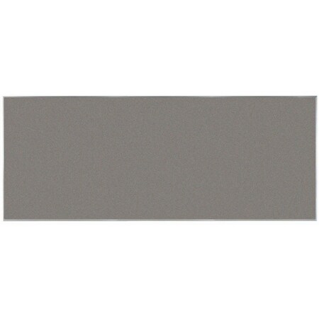 Aarco VIC Cork Bulletin Board w/ a Clear Satin Anodized Al Frame, Mushroom Medley 48''Hx120''W DW48120208