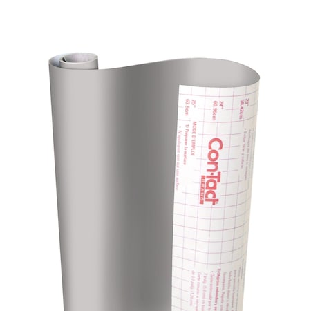 Con-Tact Brand Creative Covering Adhesive Covering, Slate Gray, 18" x 16 ft 16F-C9AA22-06