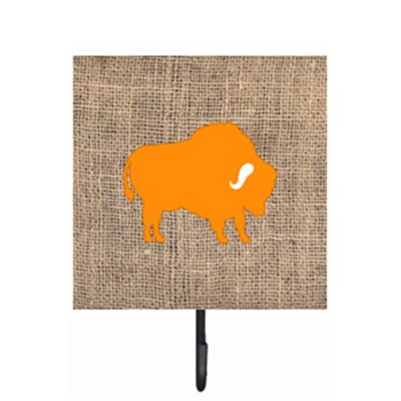 Carolines Treasures Buffalo Burlap And Orange Leash Or Key Holder BB1127-BL-OR-SH4