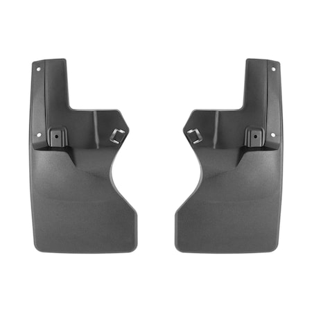 Weathertech Black, No Drill MudFlaps 120172