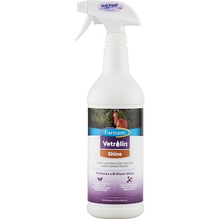 Farnam Vetrolin 32 Oz. Trigger Spray Bottle Mane Conditioner 80307