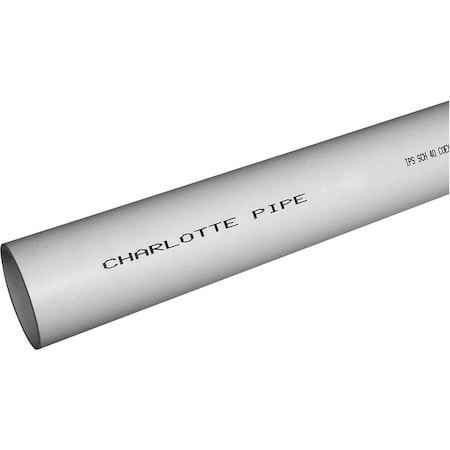 Charlotte Pipe And Foundry 3''x5 ' Schedule 40 PVC-DWV Cellular Core Pipe PVC 04300  1000HC