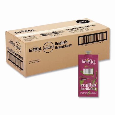 The Bright Tea Co Tea Freshpack Pods, English Breakfast, 0.1 oz, 100PK MDRB507