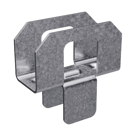 Simpson Strong-Tie Panel Sheathing Clip, 20 ga Thick Material, Steel, Zinc Galvanized PSCA 1/2