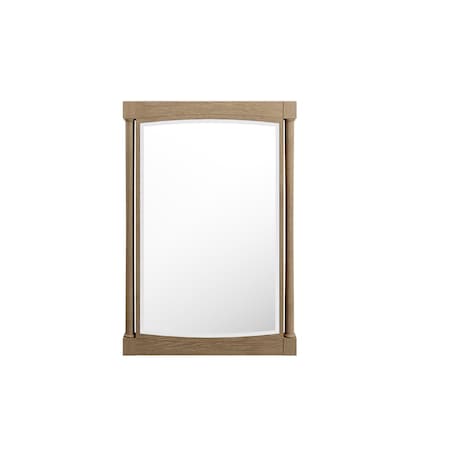 James Martin Vanities Kinnsden 26" Mirror, Weathered Oak D680-M26-WTO