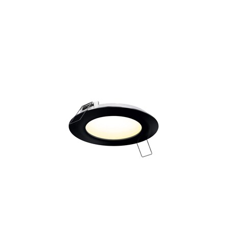 Dals Lighting Excel 3'' Round 5CCT LED Recessed Panel in Black 5003-CC-BK