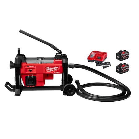 Milwaukee Tool M18 FUEL Sewer Sectional Machine with CABLE-DRIVE for 7/8 in. & 1-1/4 in. Cable 2871-22