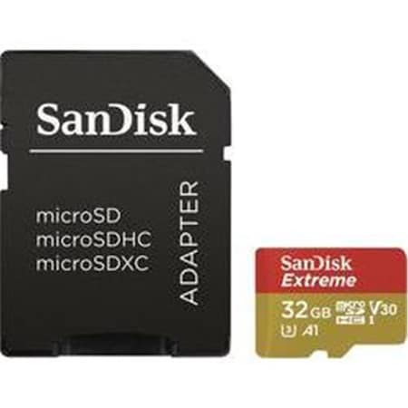 Sandisk SanDisk Extreme 32 GB UHS-I microSDHC - 90 MB/s Read SDSQXAF-032G-GN6MA