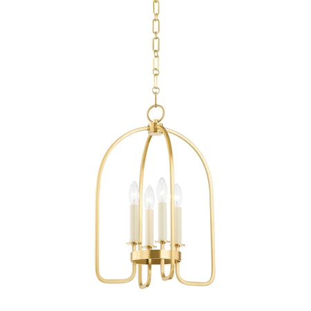 Hudson Valley Lighting Oakville 4 Light Lantern 14.25 In. Aged Brass 6314-AGB