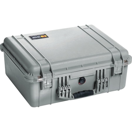Pelican Silver Protective Case, 20.66"L x 17.2"W x 8.4"D 1550NF